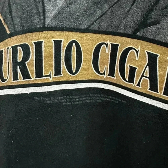 Vintage 1997 The Three Stooges Curlio Cigars T-shirt Size XL - Picture 5 of 5